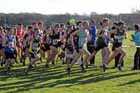 Soon after the start of the 2013 BUCS Cross Country Championships.